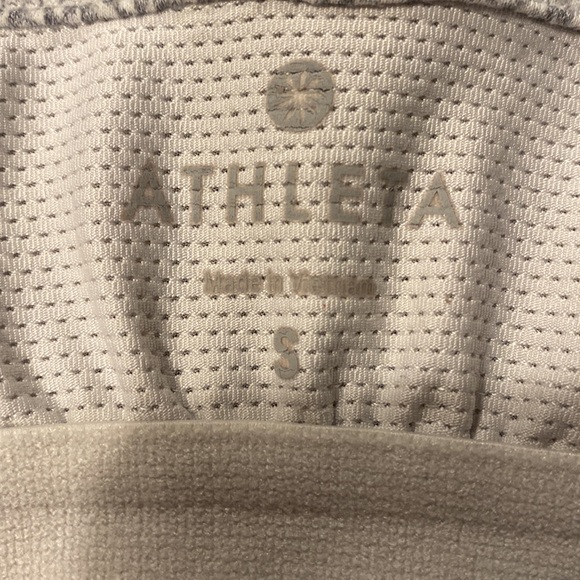 ATHLETA EMPOWERMENT HERRINGBONE power tank stroppy workout S - Picture 2 of 3